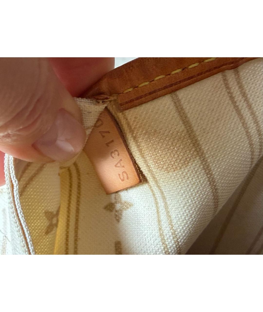 LOUIS VUITTON Бежевая сумка тоут, фото 5
