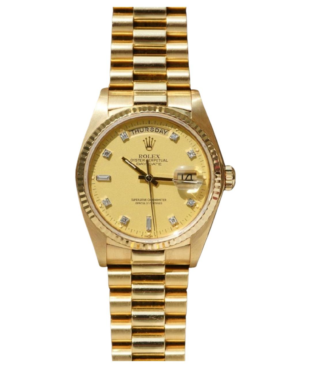 ROLEX Золотые часы из желтого золота, фото 1