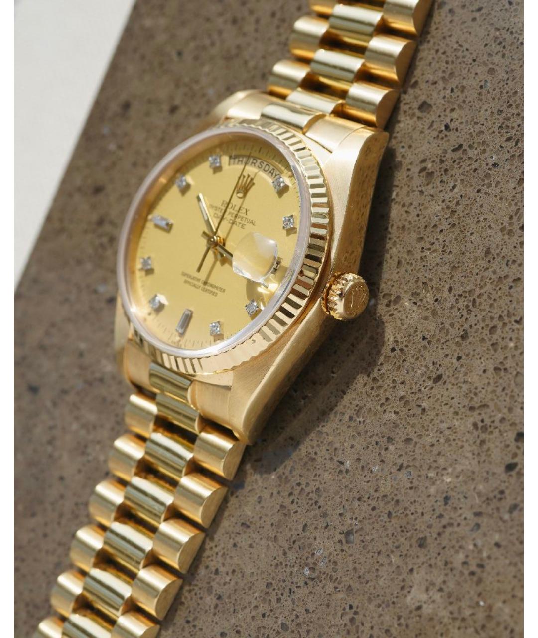 ROLEX Золотые часы из желтого золота, фото 3