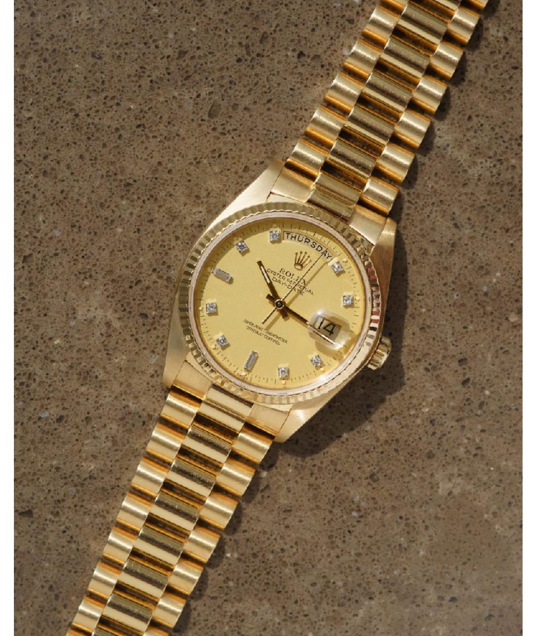 ROLEX Золотые часы из желтого золота, фото 5