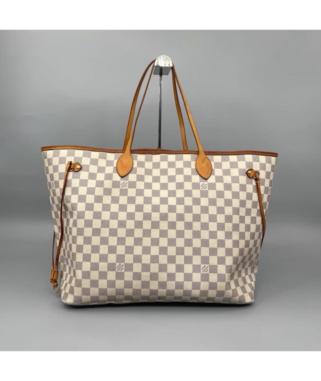 LOUIS VUITTON Бежевая сумка тоут, фото 3