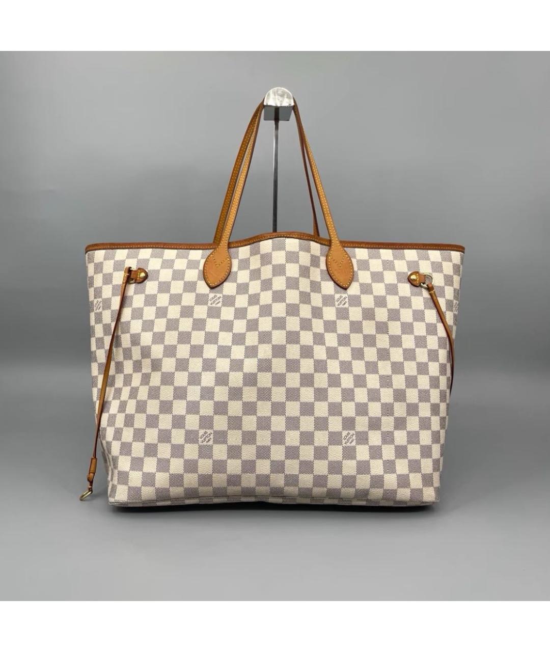 LOUIS VUITTON Бежевая сумка тоут, фото 7