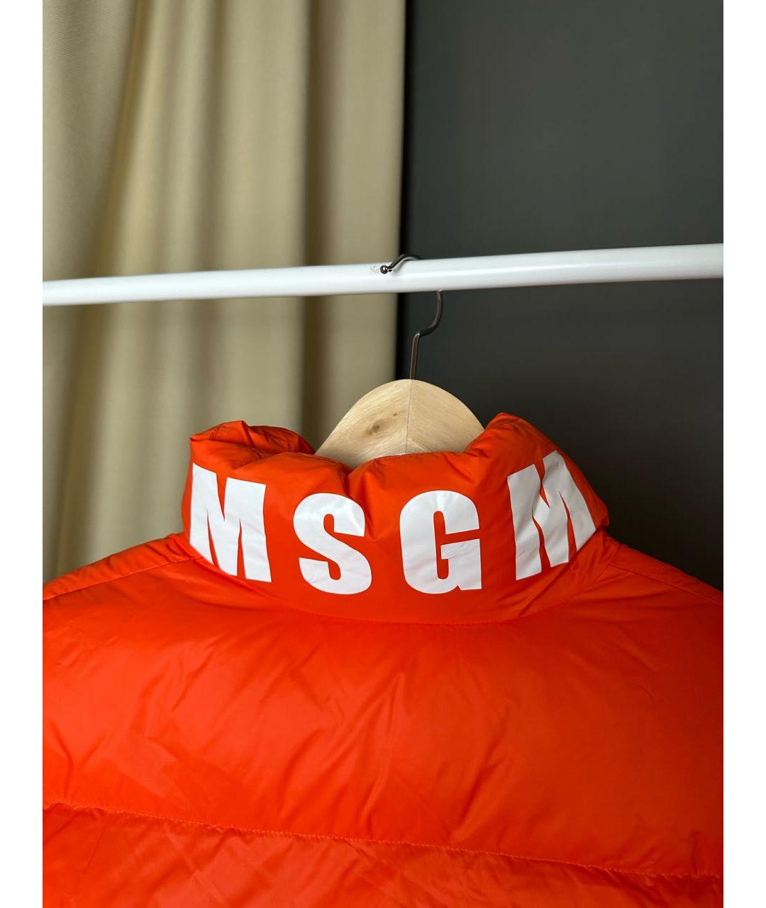 MSGM Оранжевый жилет, фото 5