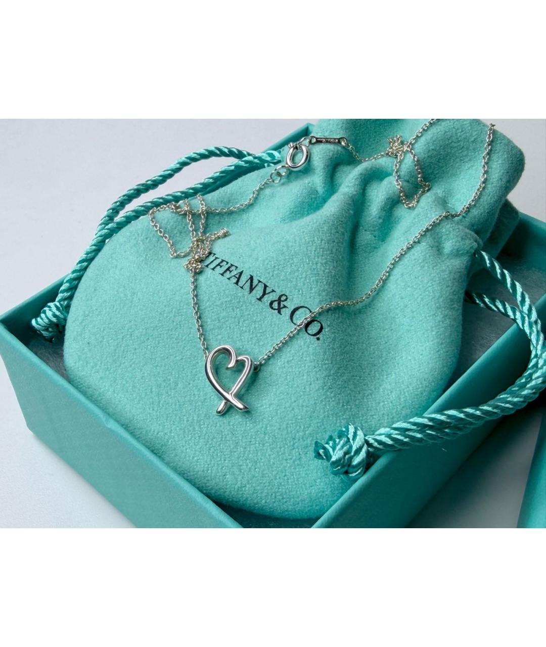 TIFFANY&CO Серебряное серебряное колье, фото 5