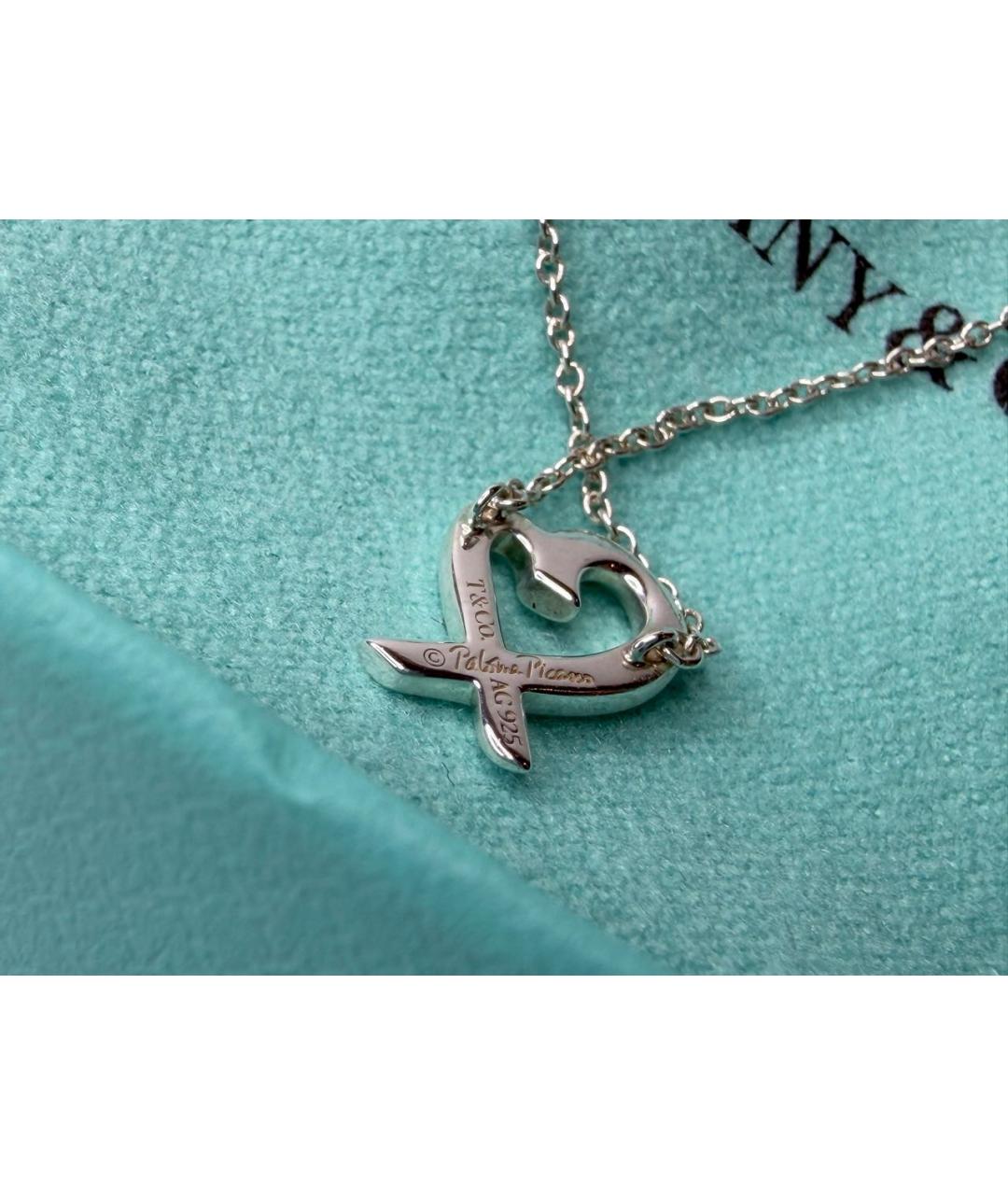 TIFFANY&CO Серебряное серебряное колье, фото 4