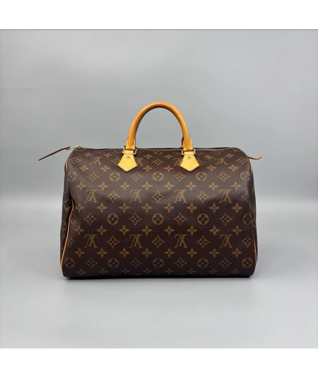 LOUIS VUITTON Коричневая сумка с короткими ручками, фото 2