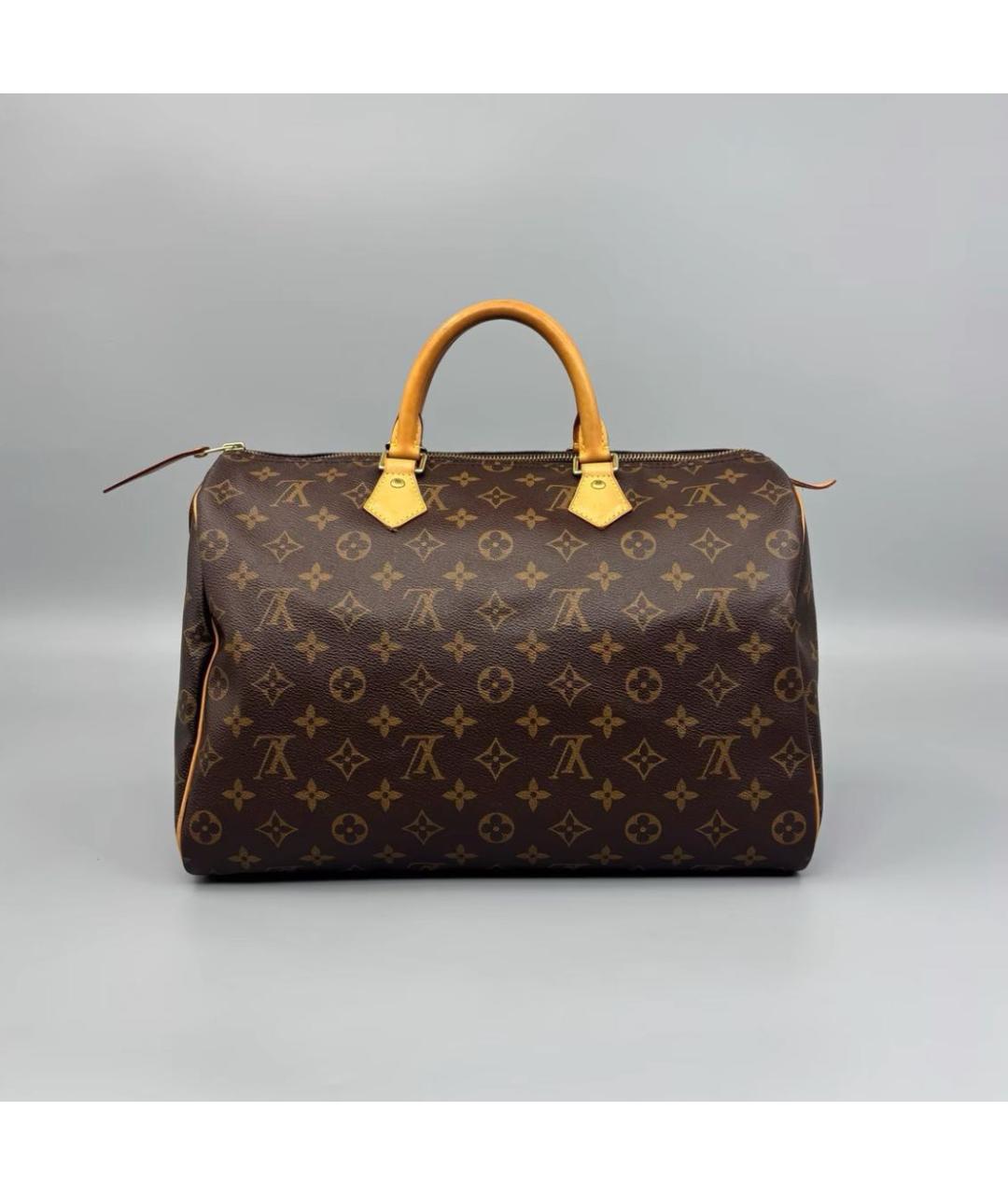 LOUIS VUITTON Коричневая сумка с короткими ручками, фото 7