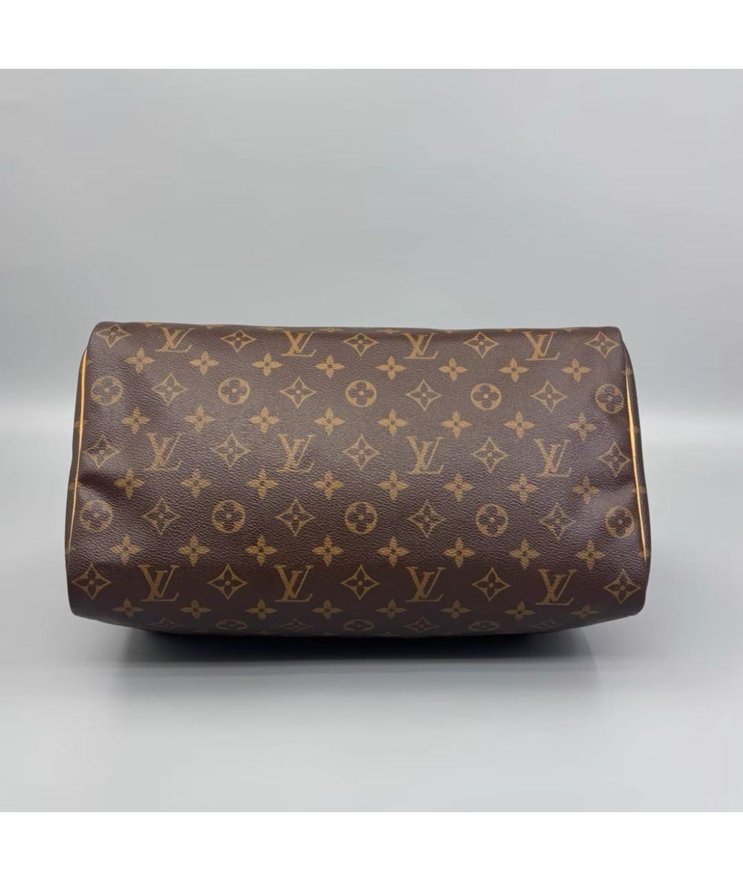 LOUIS VUITTON Коричневая сумка с короткими ручками, фото 4