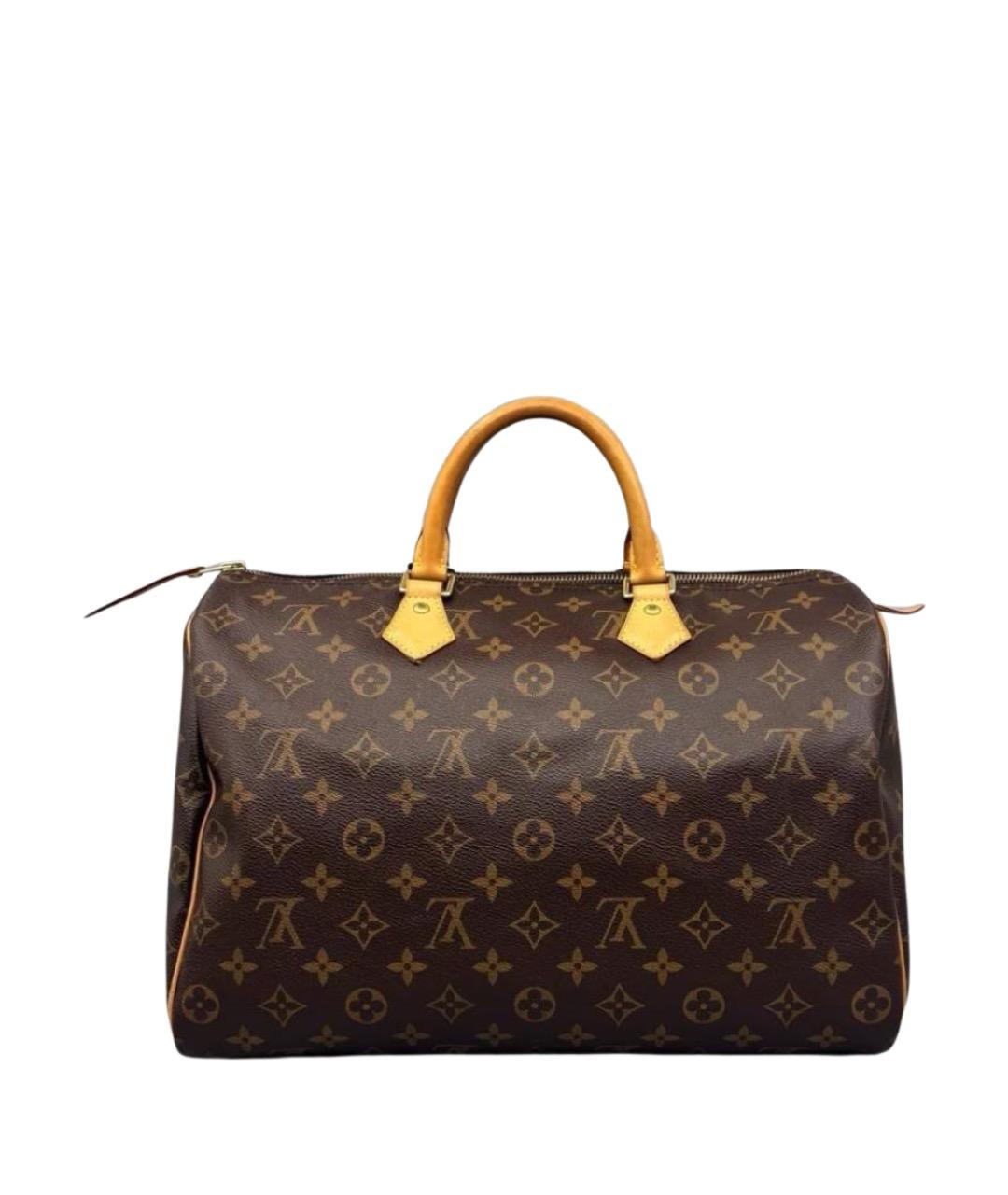 LOUIS VUITTON Коричневая сумка с короткими ручками, фото 1