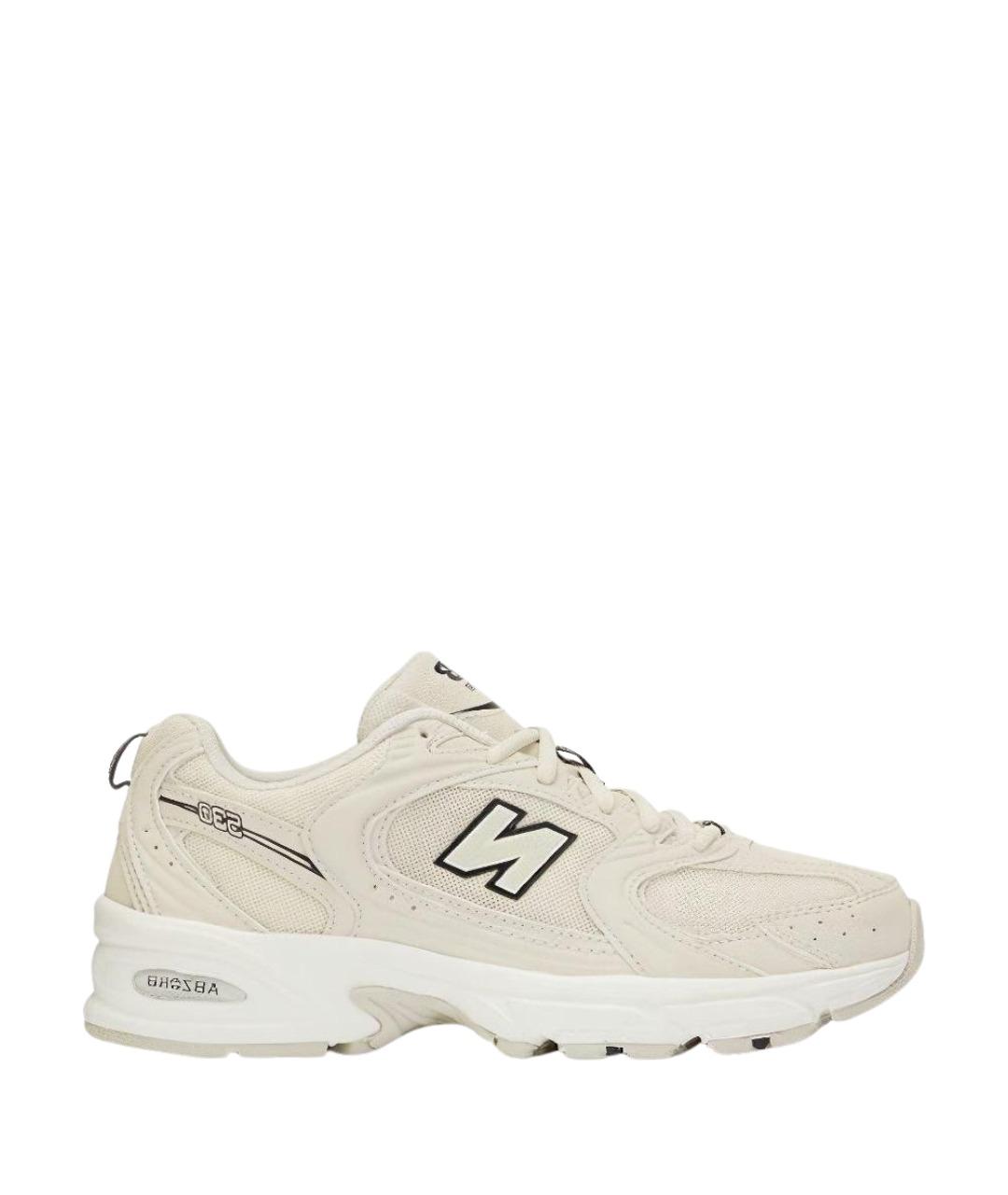NEW BALANCE Бежевые низкие кроссовки / кеды, фото 1