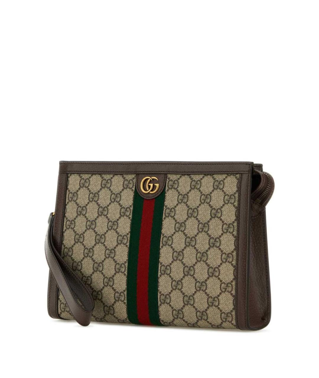GUCCI Бежевая тканевая папка для документов, фото 6