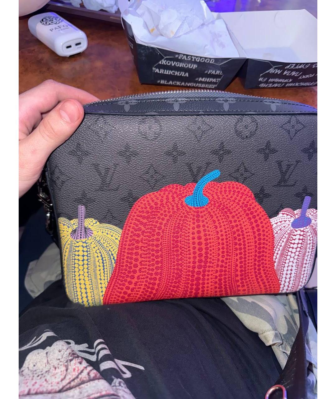 LOUIS VUITTON Серая сумка на плечо, фото 2
