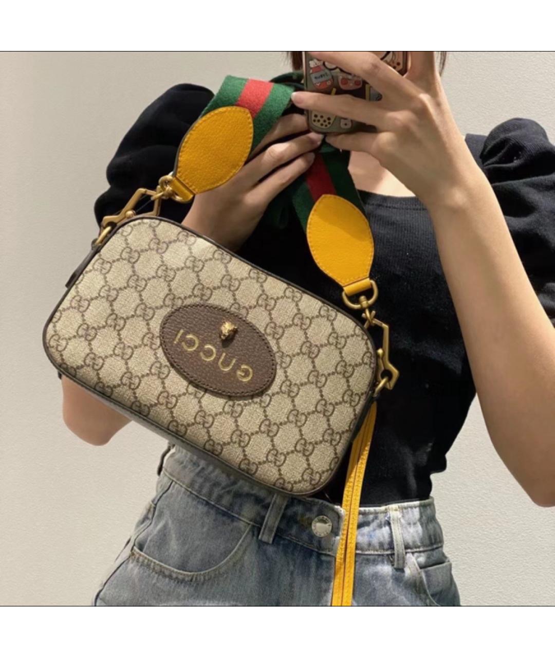 GUCCI Бежевая сумка через плечо, фото 8