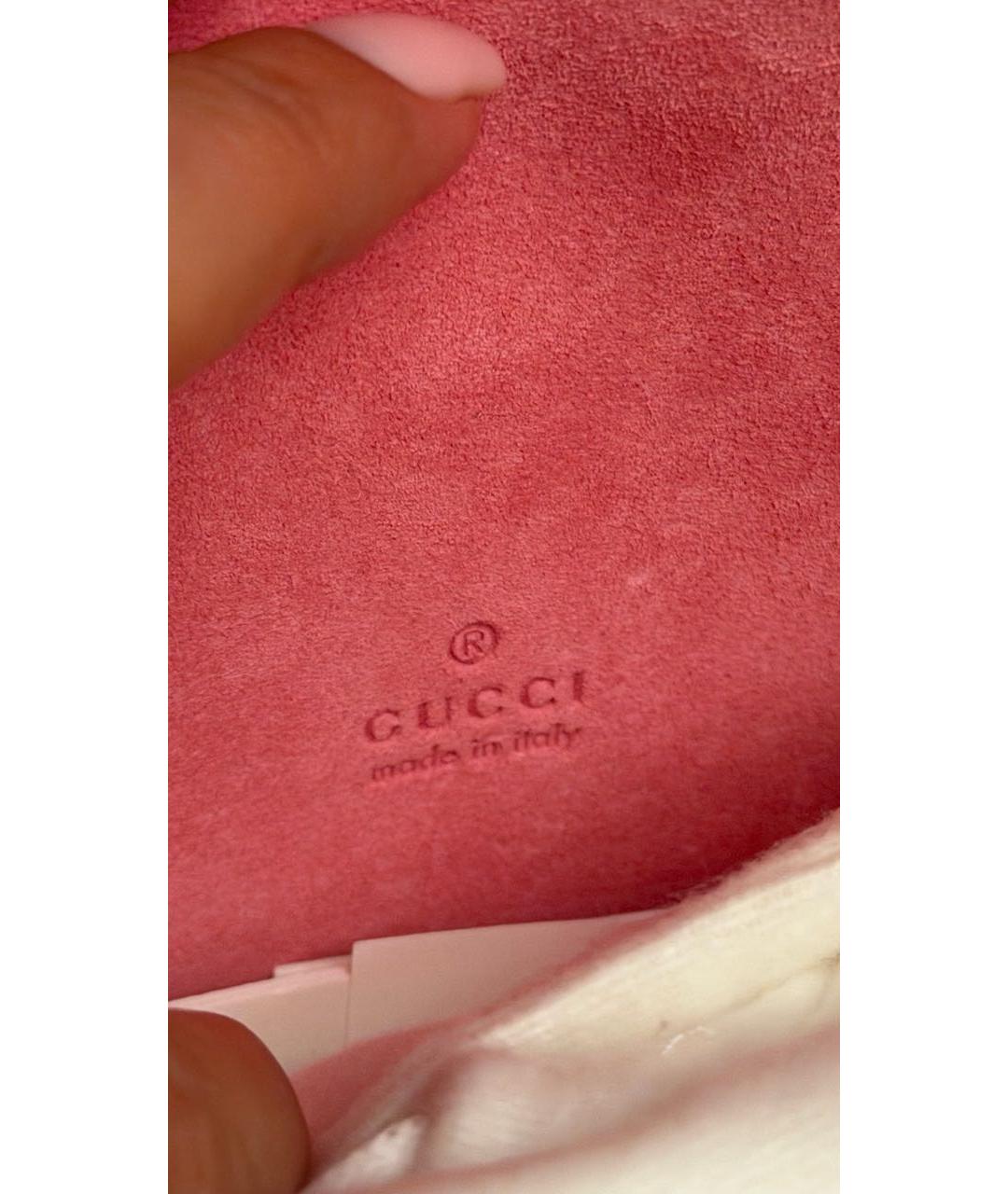 GUCCI Розовая сумка через плечо из лакированной кожи, фото 4