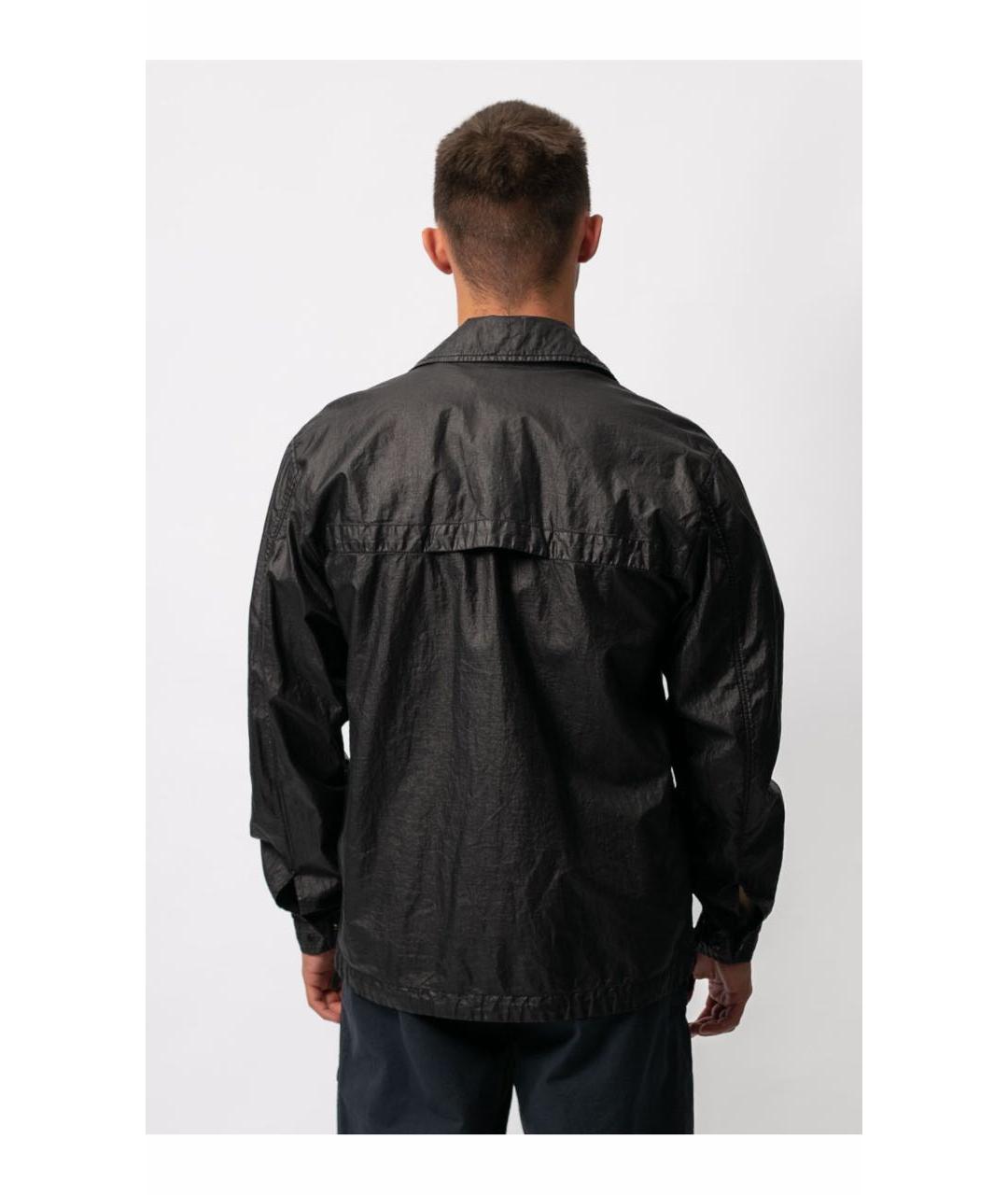 CP COMPANY Черная льняная куртка, фото 5