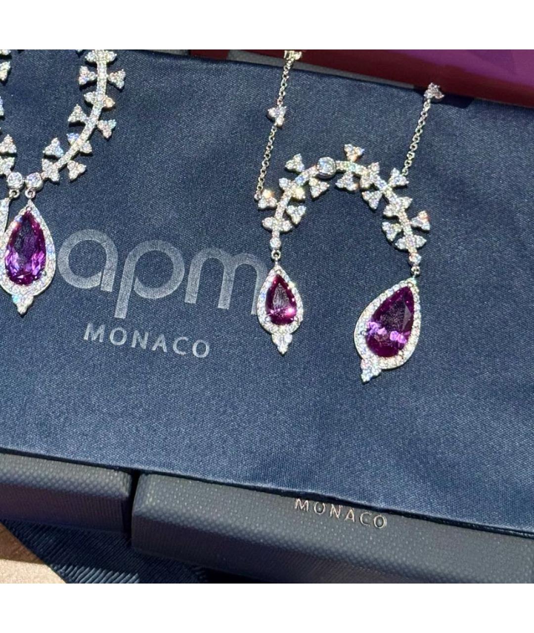 APM Monaco Фиолетовый серебряный кулон, фото 6