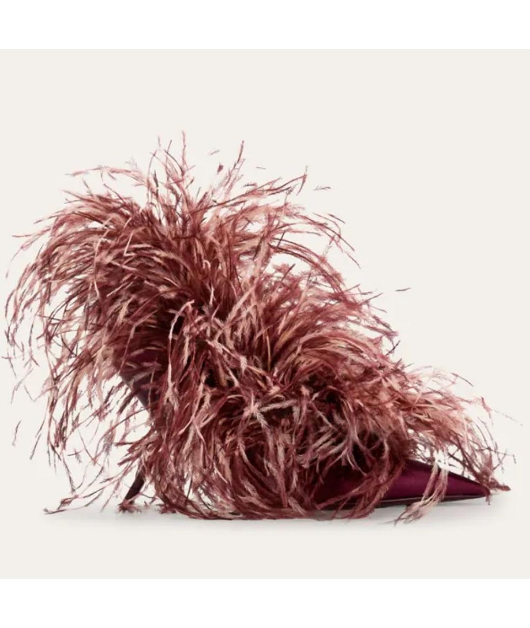 FERRAGAMO Бордовые туфли, фото 9