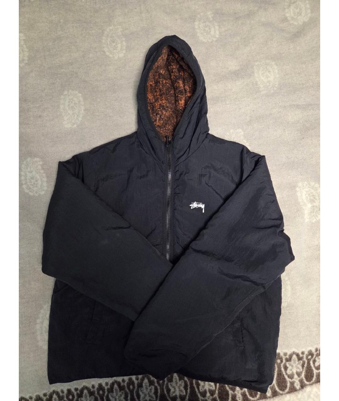 STUSSY Оранжевая полиэстеровая куртка, фото 5