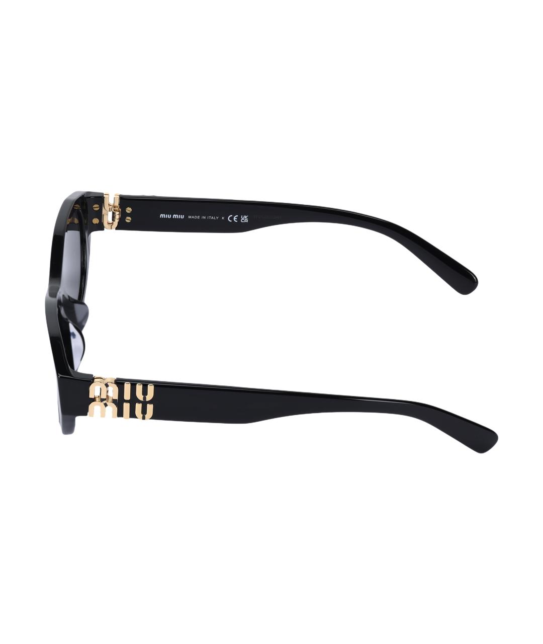 MIU MIU Черные солнцезащитные очки, фото 3