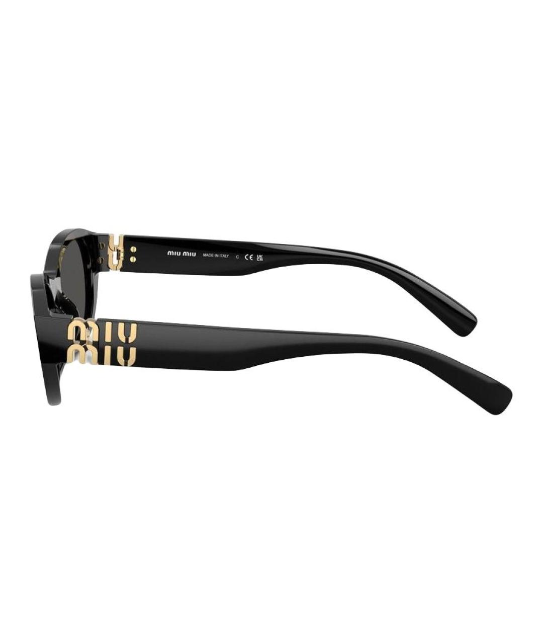 MIU MIU Черные солнцезащитные очки, фото 4