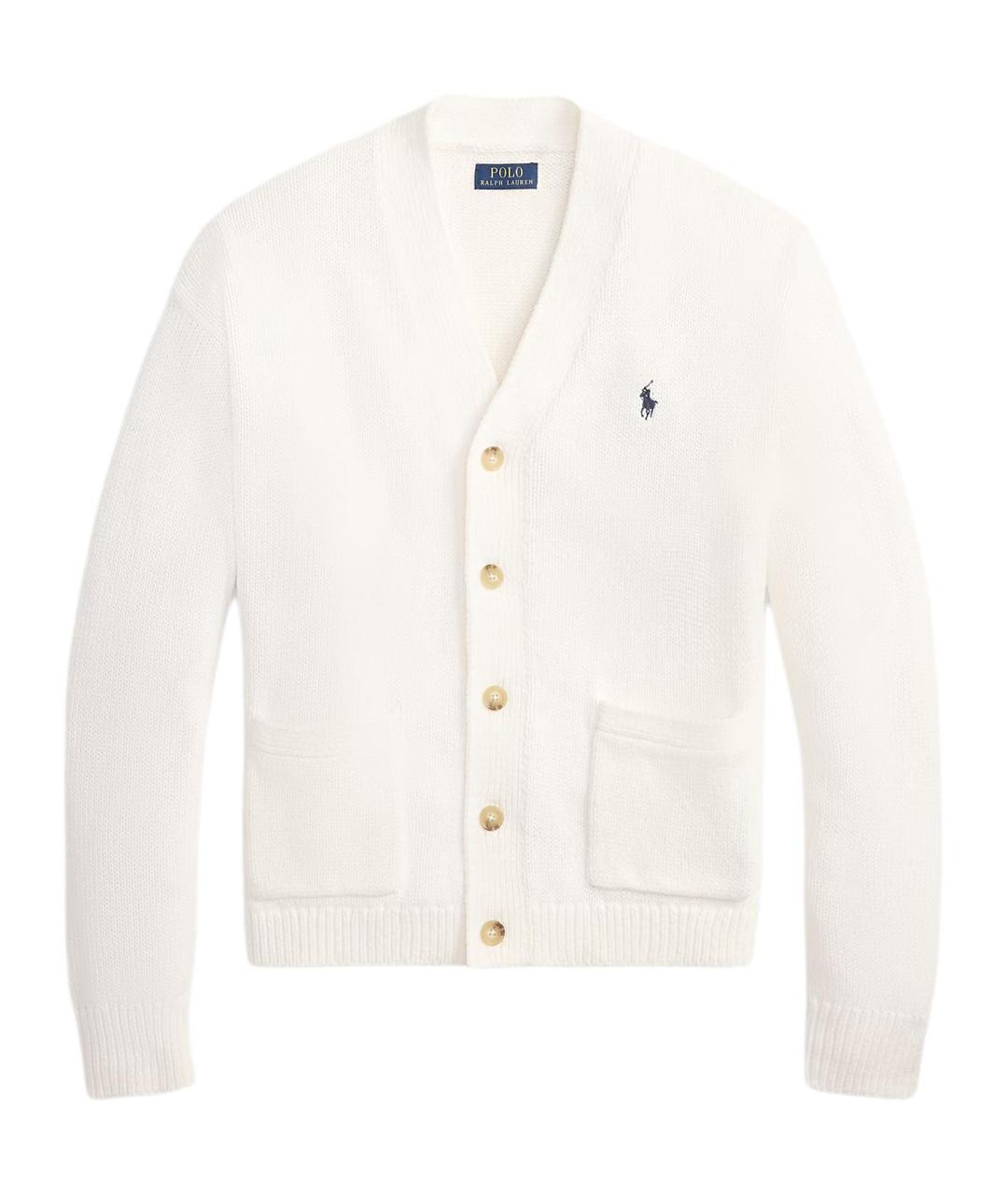 POLO RALPH LAUREN Белый кардиган, фото 1