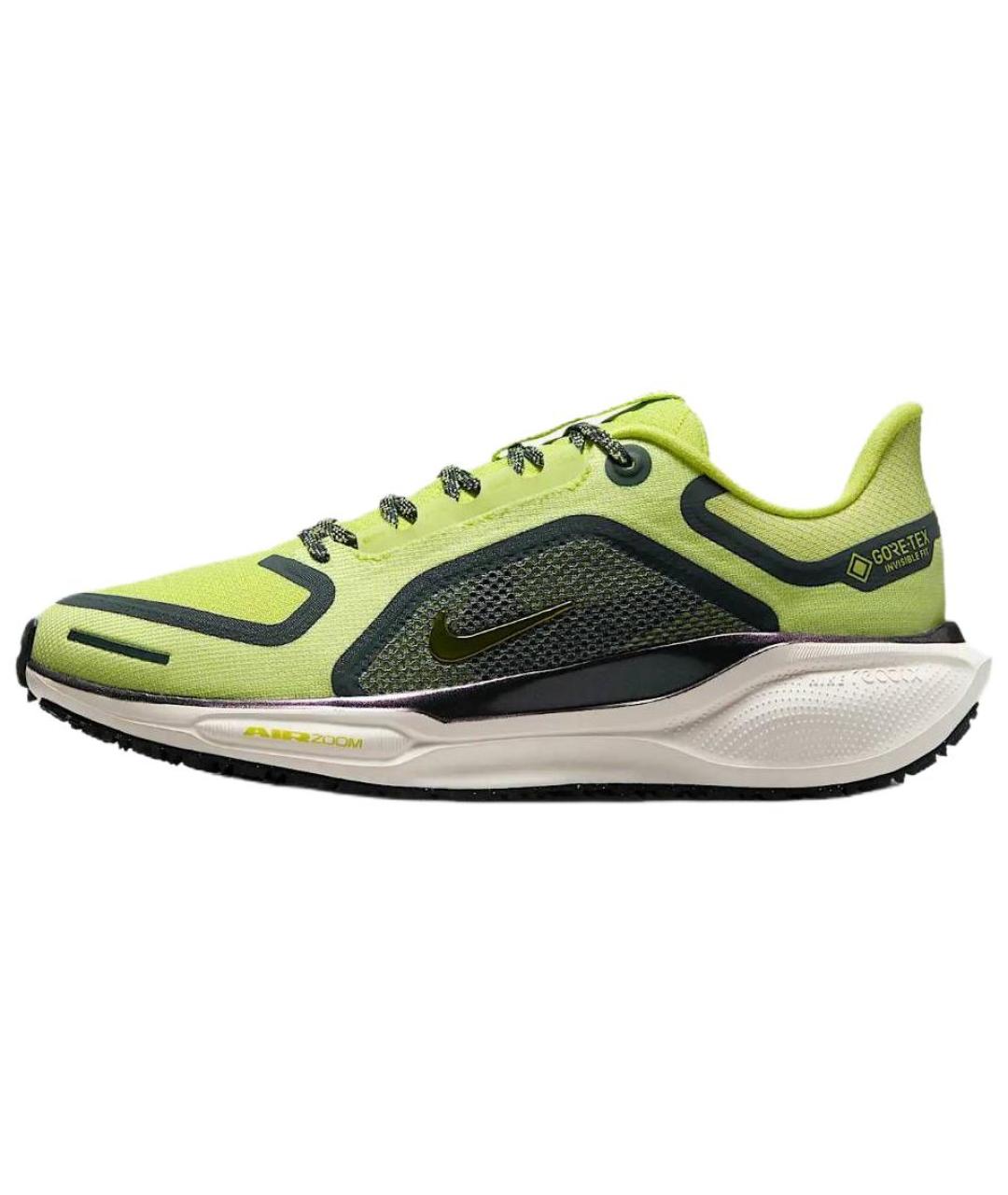 NIKE Зеленые синтетические кроссовки, фото 2
