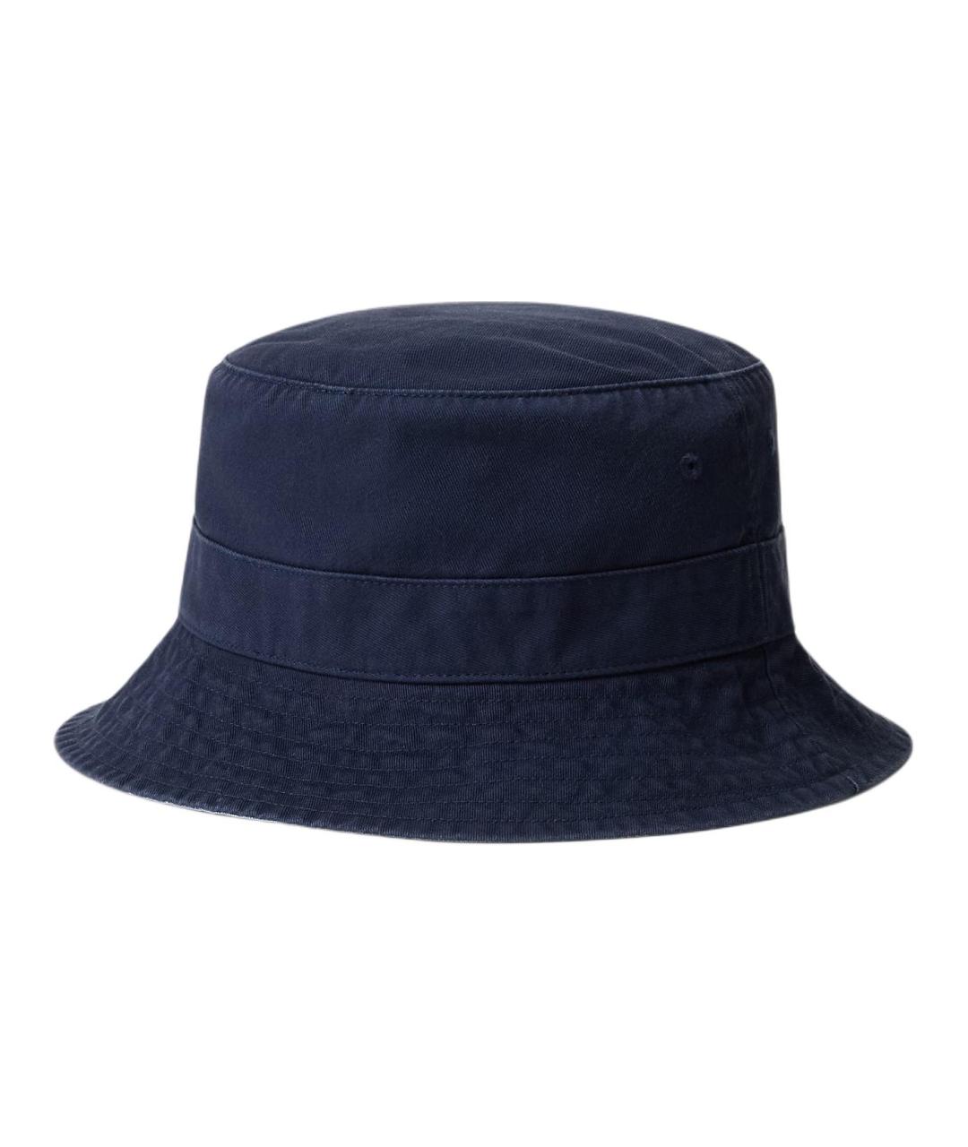 POLO RALPH LAUREN Темно-синяя хлопковая шляпа, фото 2