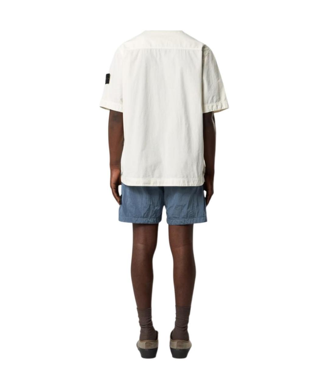STONE ISLAND Синие шорты, фото 3