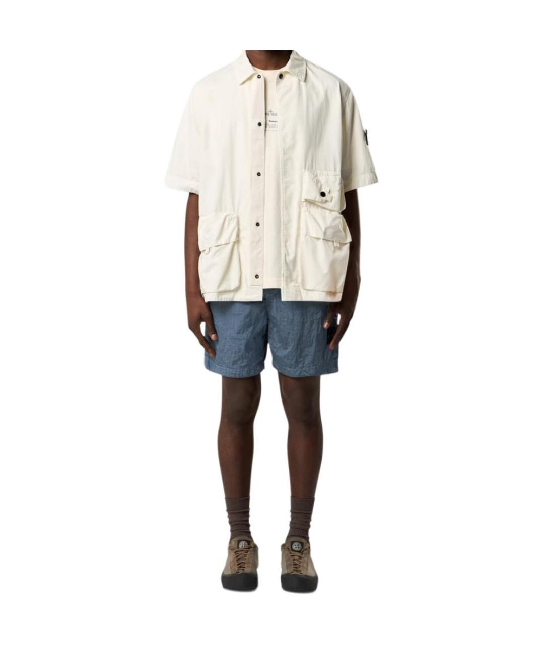 STONE ISLAND Синие шорты, фото 2