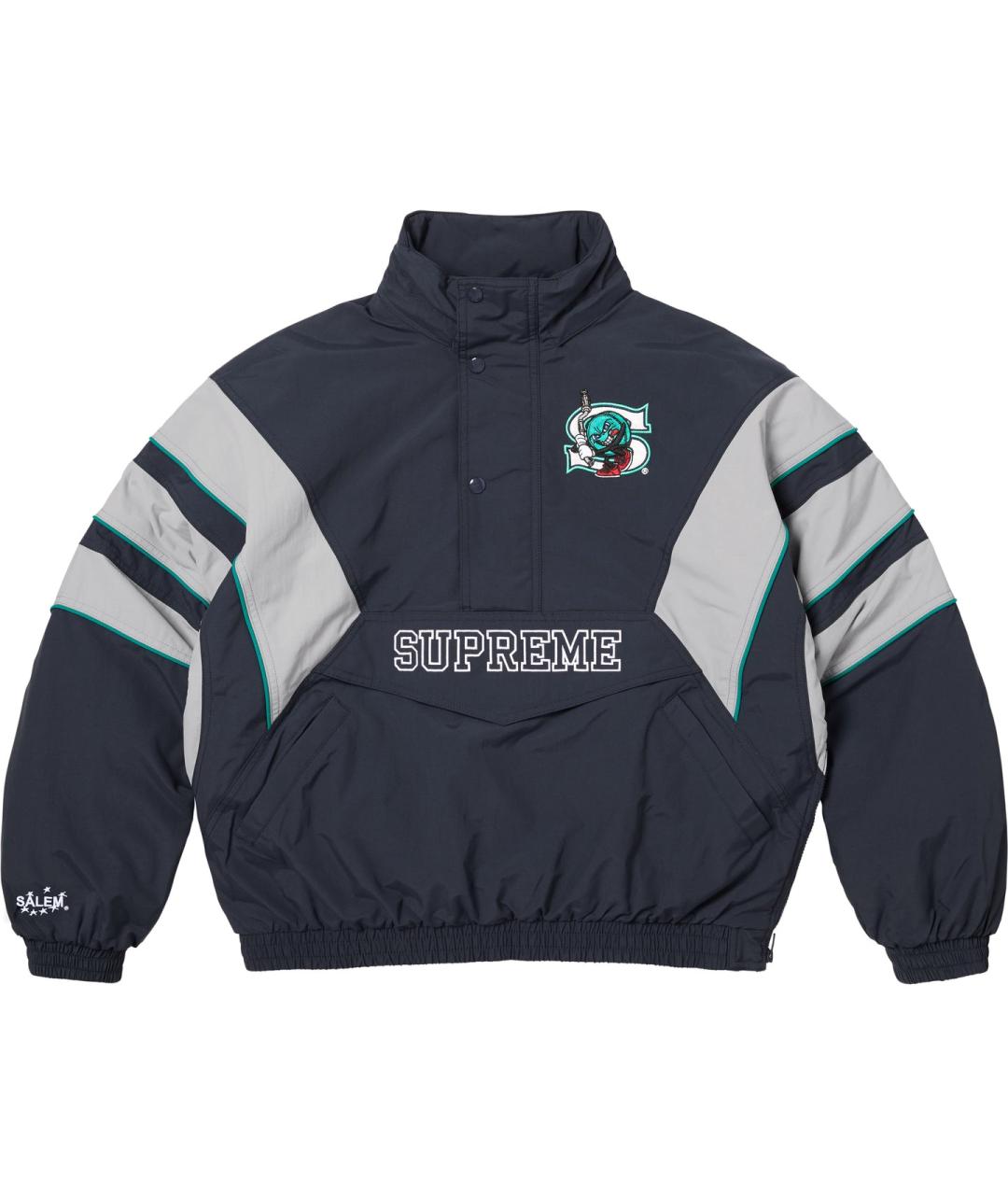SUPREME Синяя куртка, фото 4
