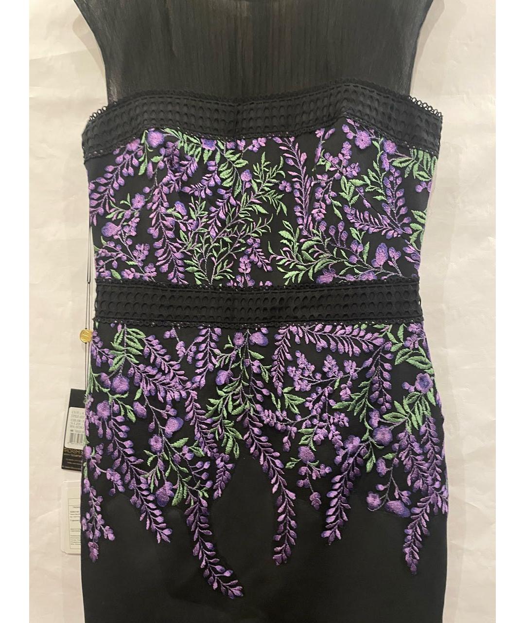TADASHI SHOJI Черное повседневное платье, фото 4