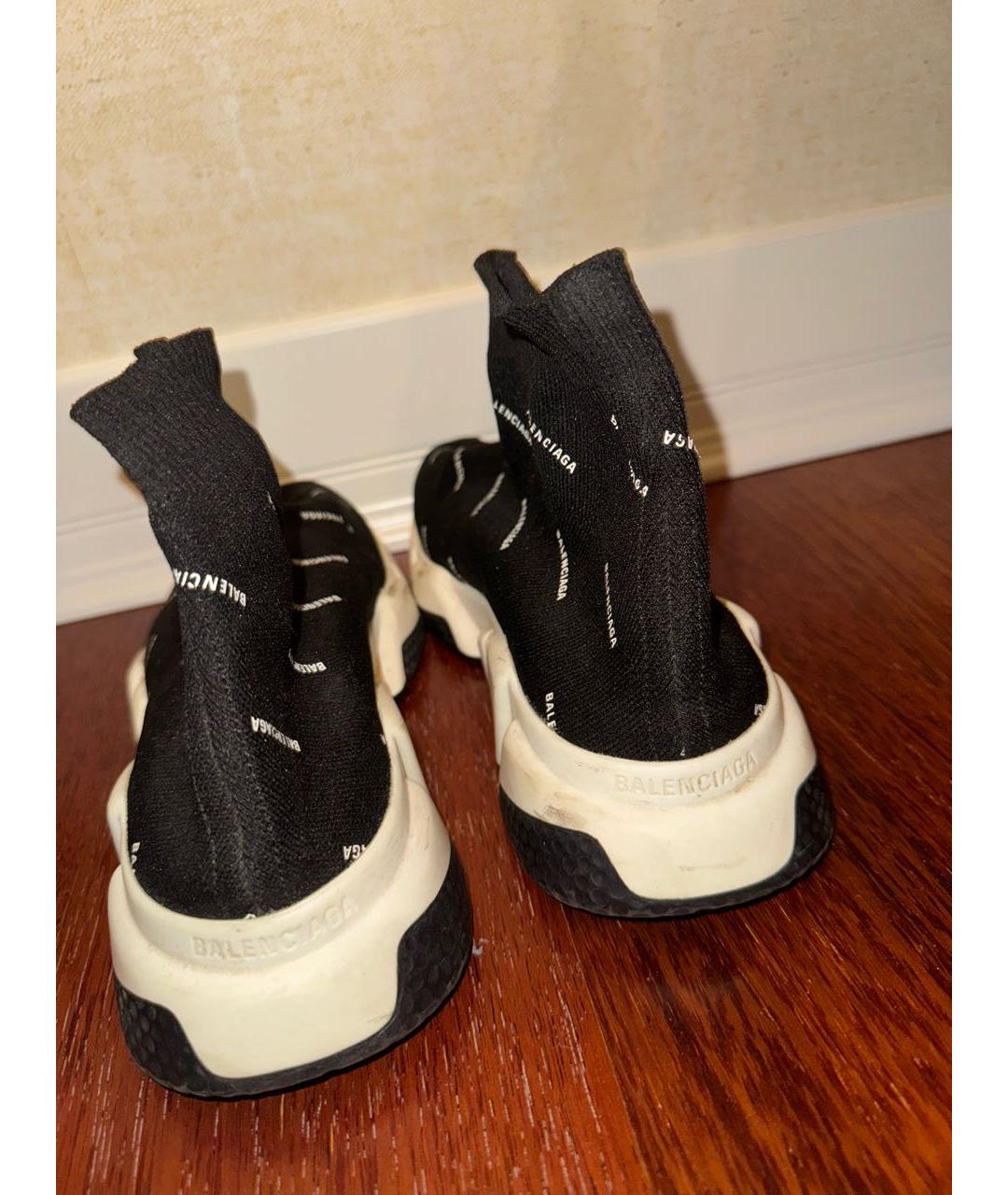 BALENCIAGA Черные кеды, фото 4
