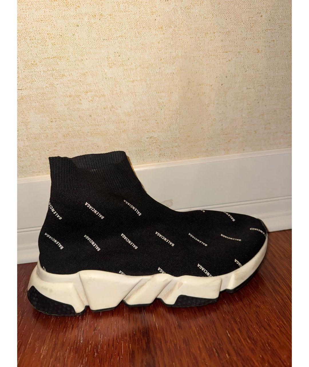 BALENCIAGA Черные кеды, фото 6