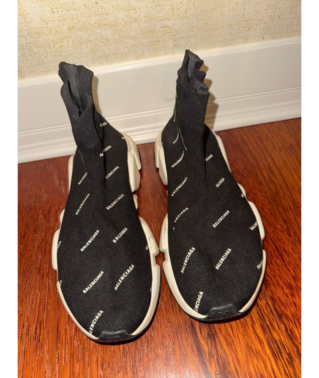 BALENCIAGA Черные кеды, фото 2