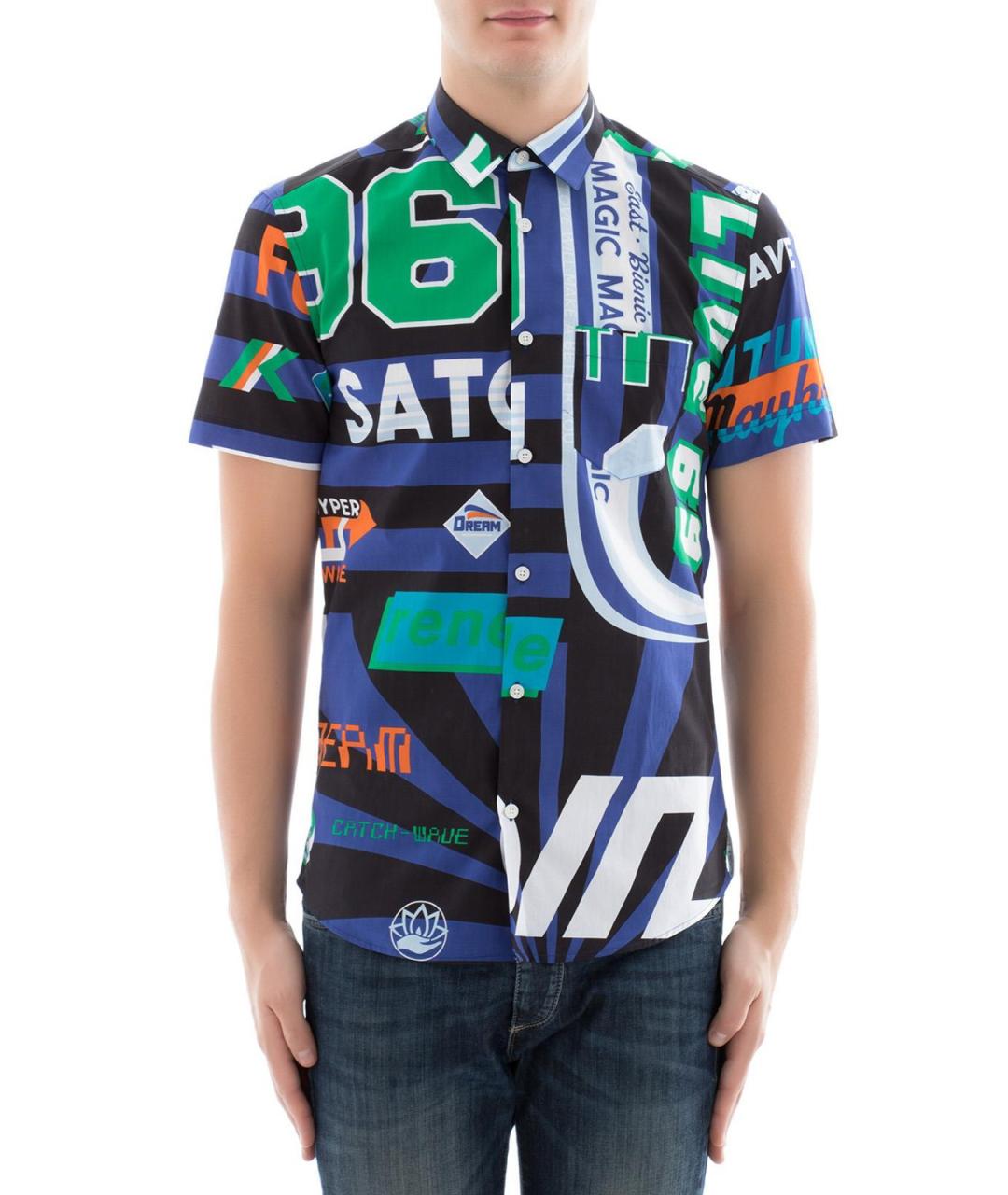 KENZO Мульти хлопковая классическая рубашка, фото 3