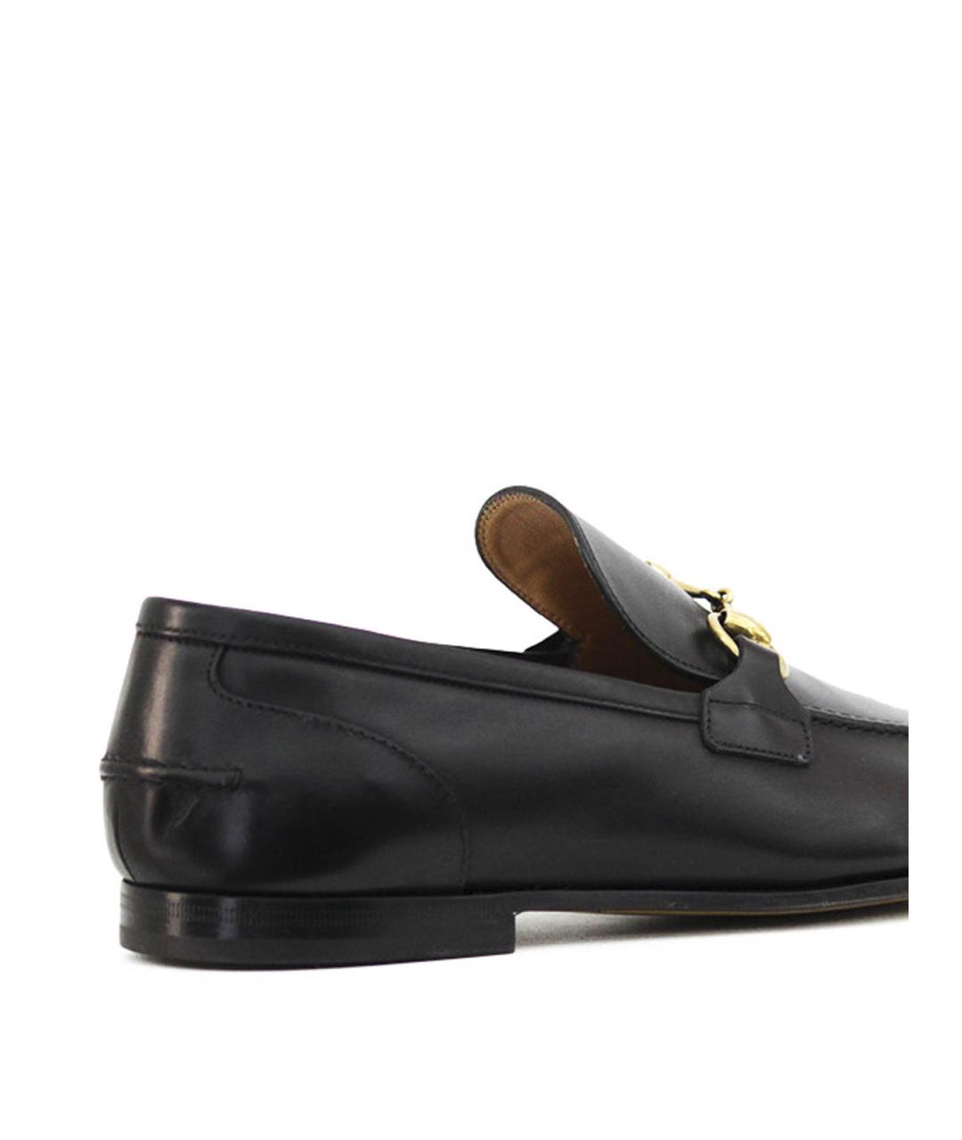 GUCCI Черные кожаные лоферы, фото 3
