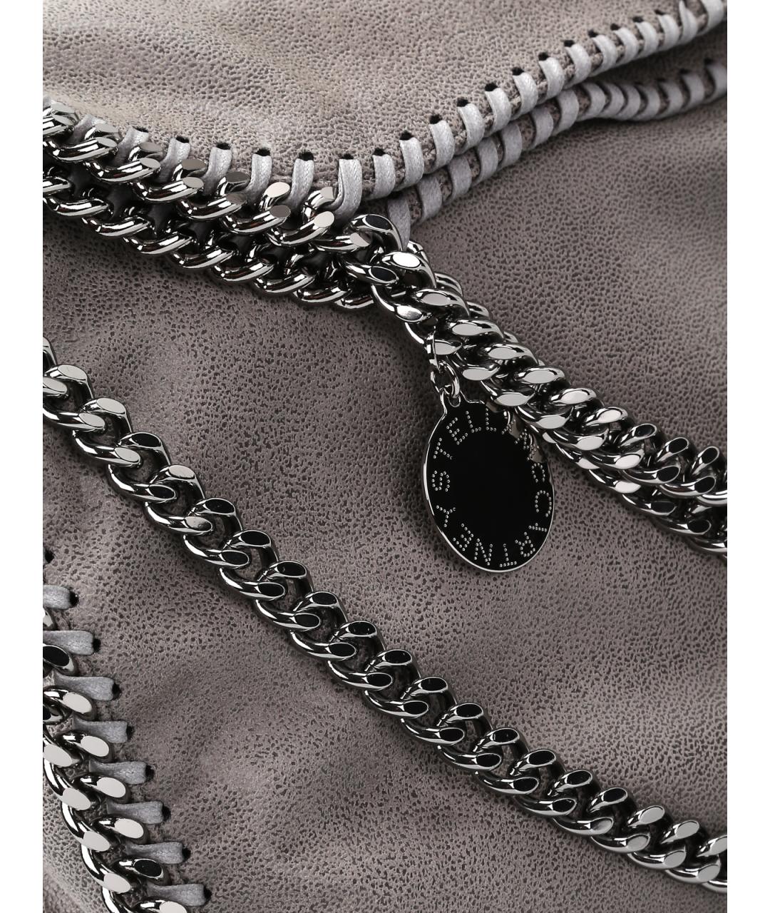 STELLA MCCARTNEY Серая сумка тоут из искусственной кожи, фото 5