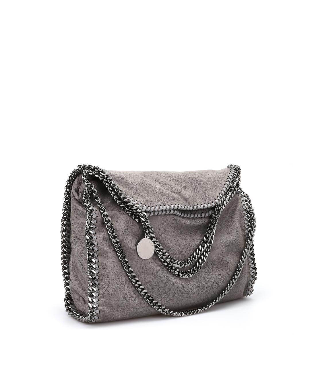 STELLA MCCARTNEY Серая сумка тоут из искусственной кожи, фото 2