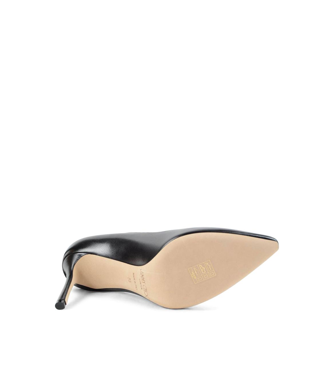JIMMY CHOO Черные кожаные туфли, фото 5