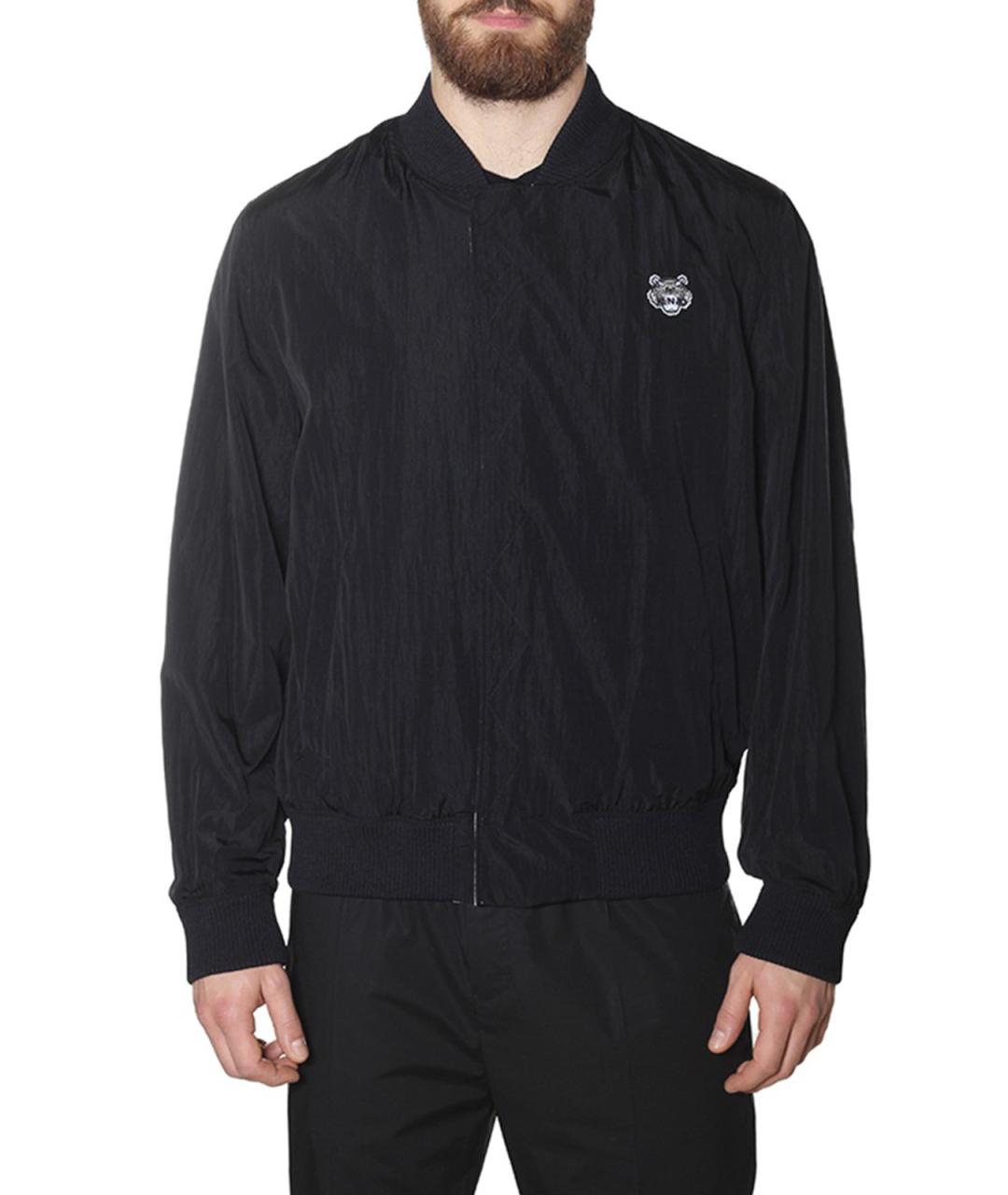 KENZO Черная полиамидовая куртка, фото 3