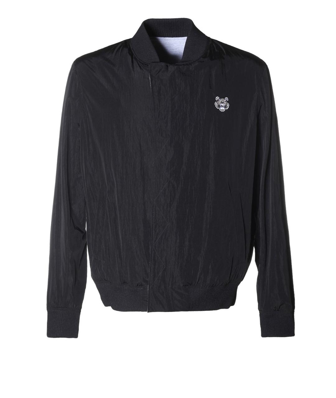 KENZO Черная полиамидовая куртка, фото 1