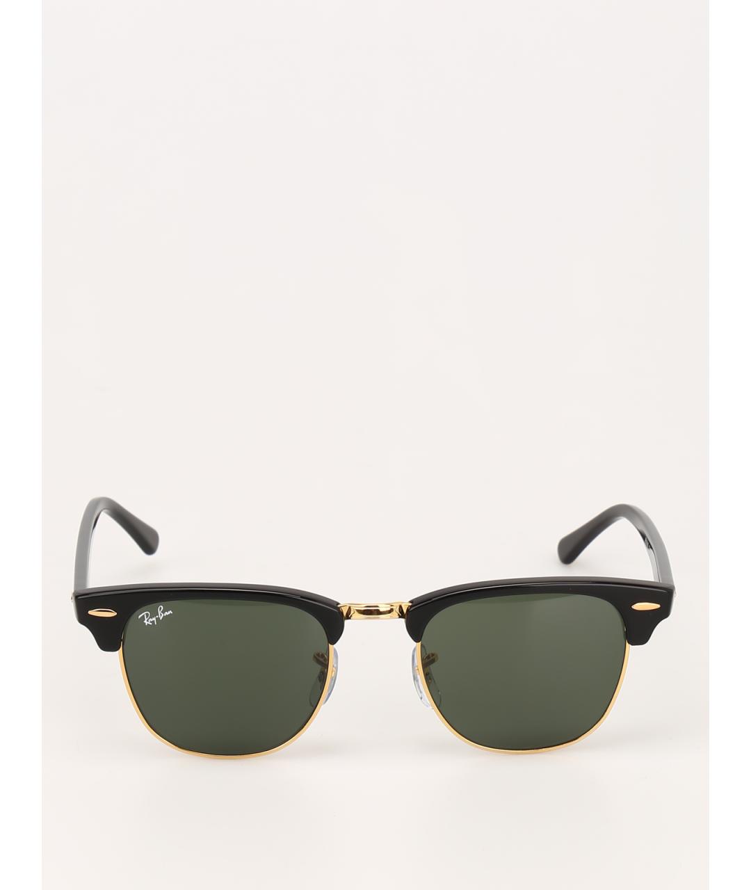 RAY BAN Черные пластиковые солнцезащитные очки, фото 3