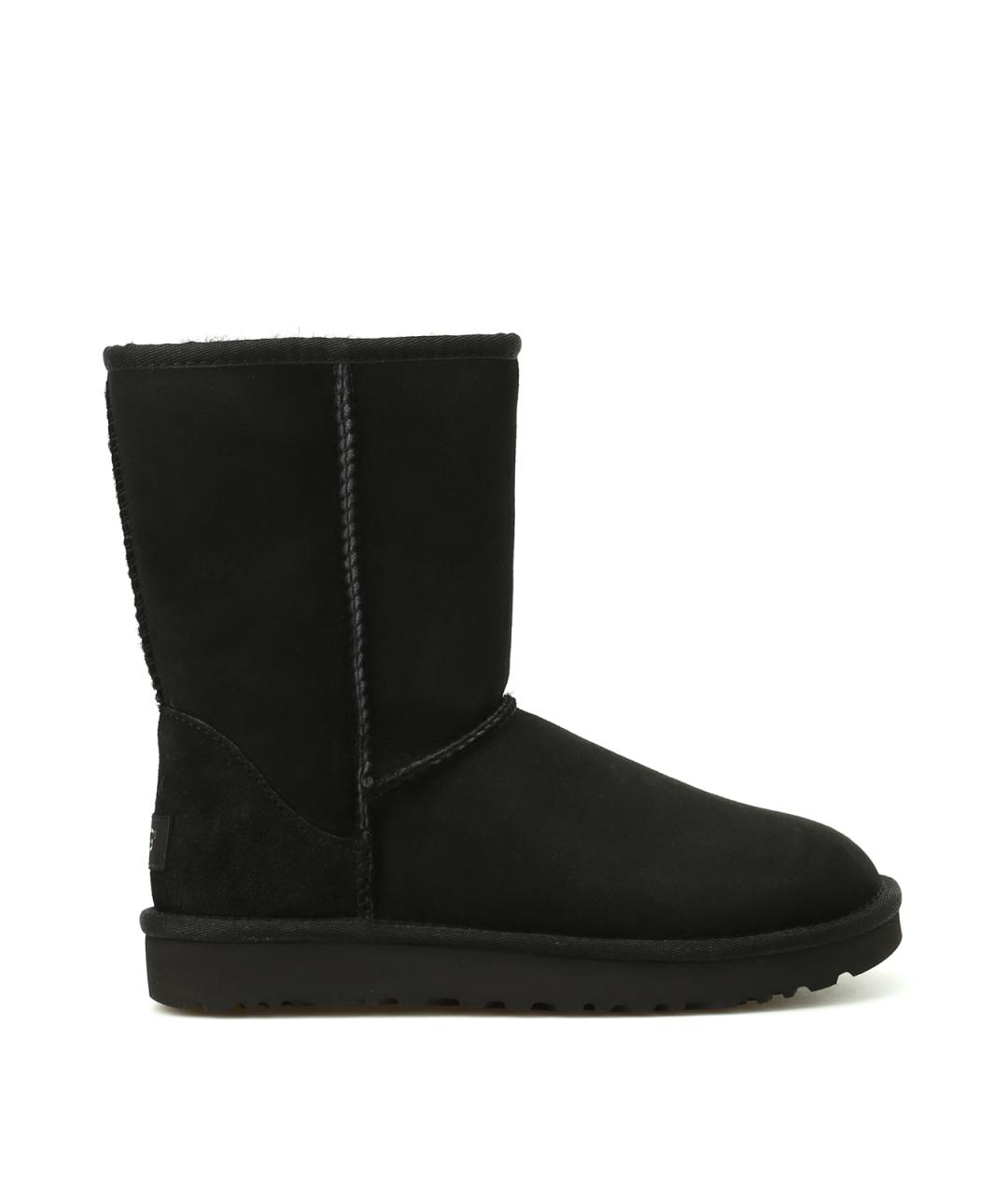 UGG AUSTRALIA Черные нубуковые сапоги, фото 1