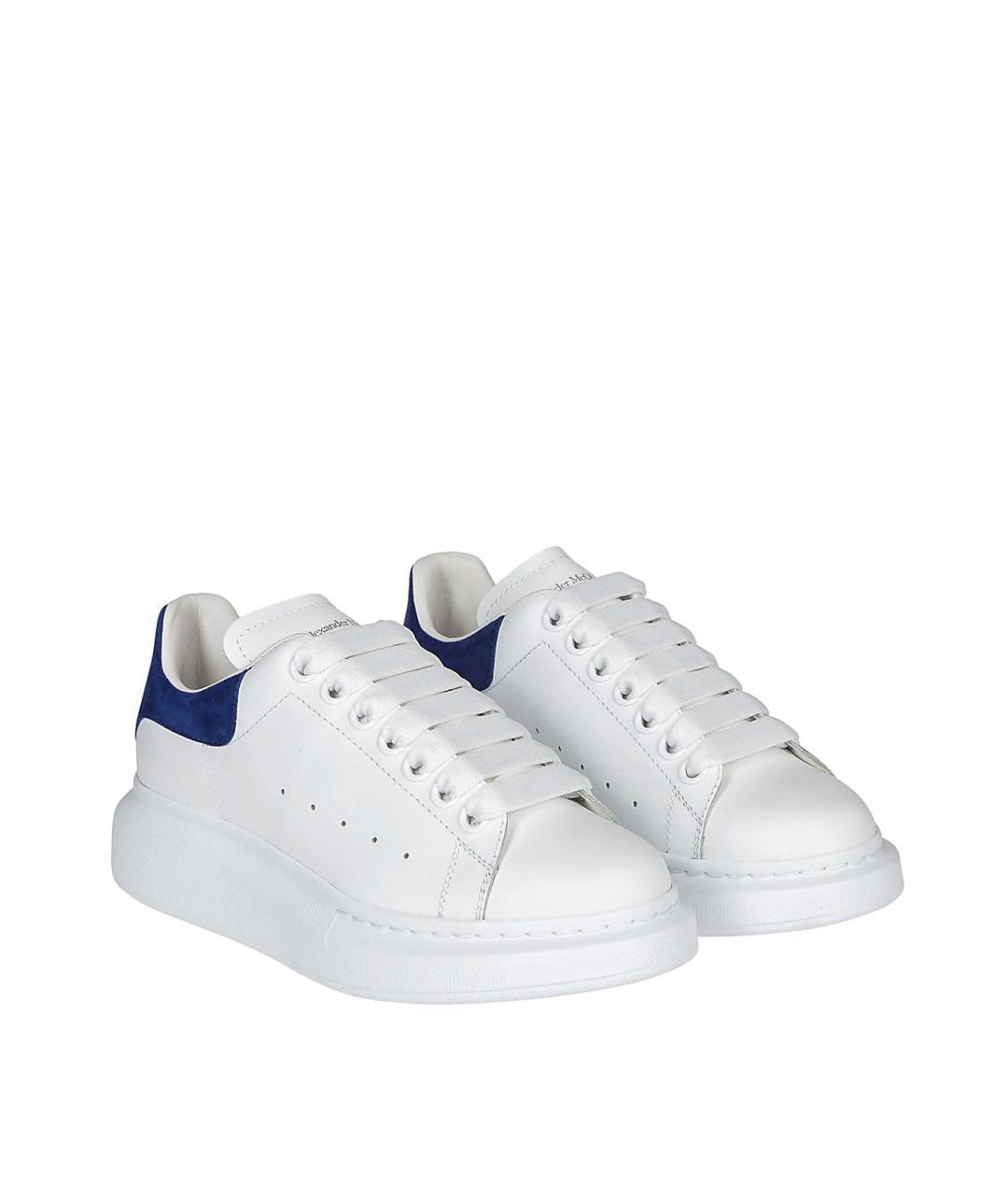 ALEXANDER MCQUEEN Белые кожаные кроссовки, фото 2