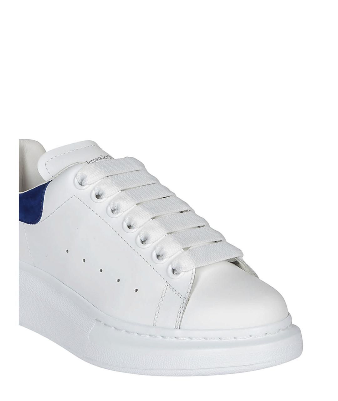 ALEXANDER MCQUEEN Белые кожаные кроссовки, фото 3