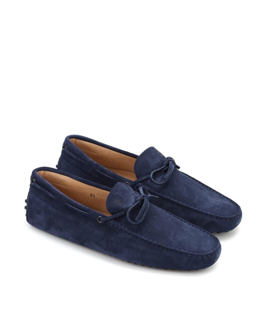 TOD'S Синие замшевые лоферы, фото 2