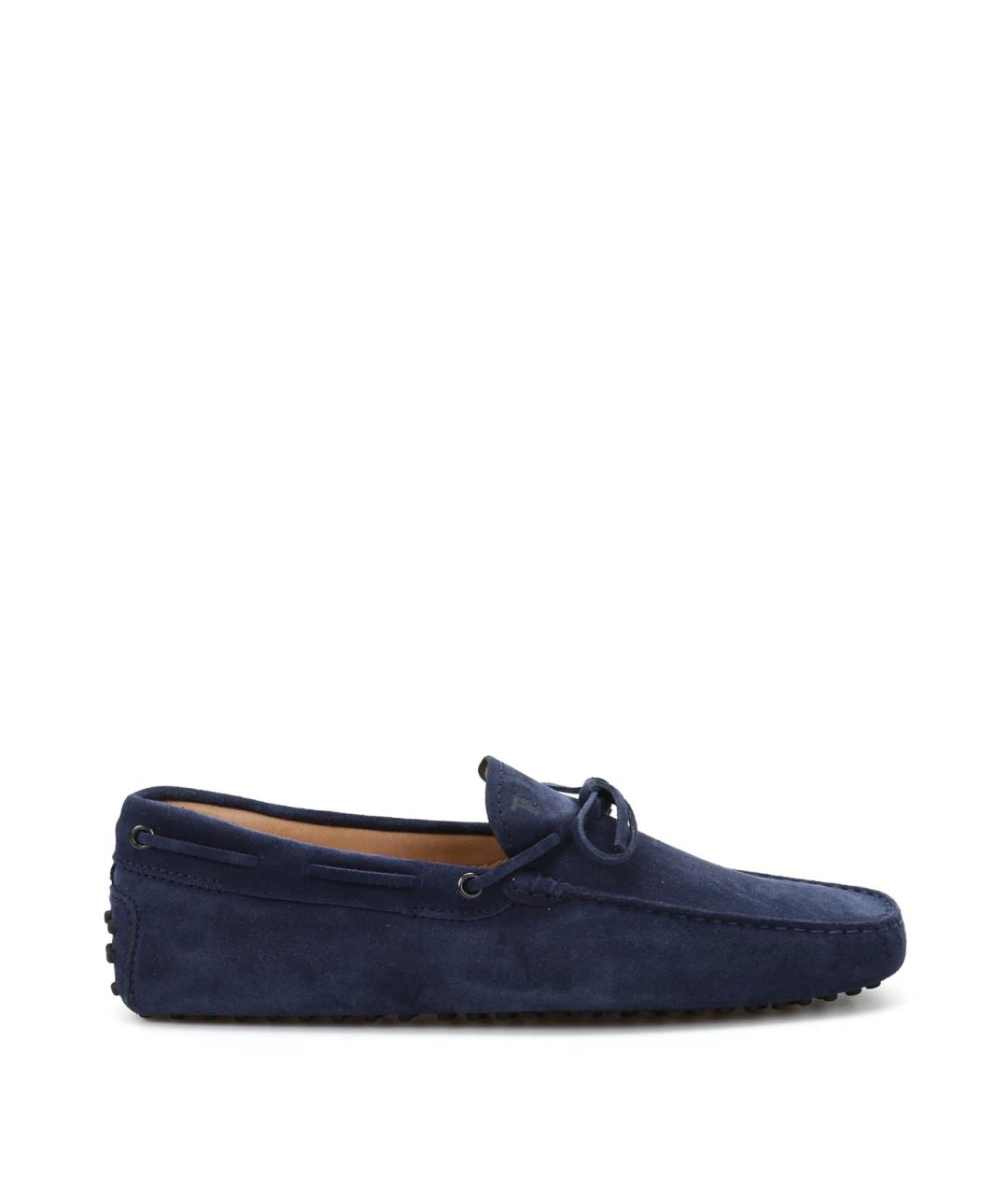 TOD'S Синие замшевые лоферы, фото 1