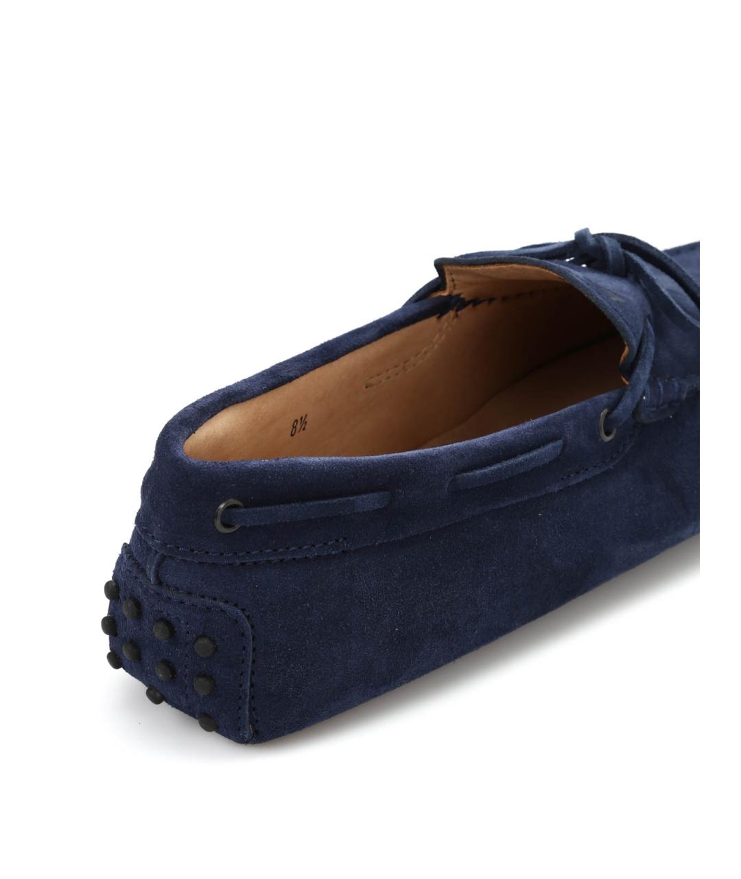 TOD'S Синие замшевые лоферы, фото 4