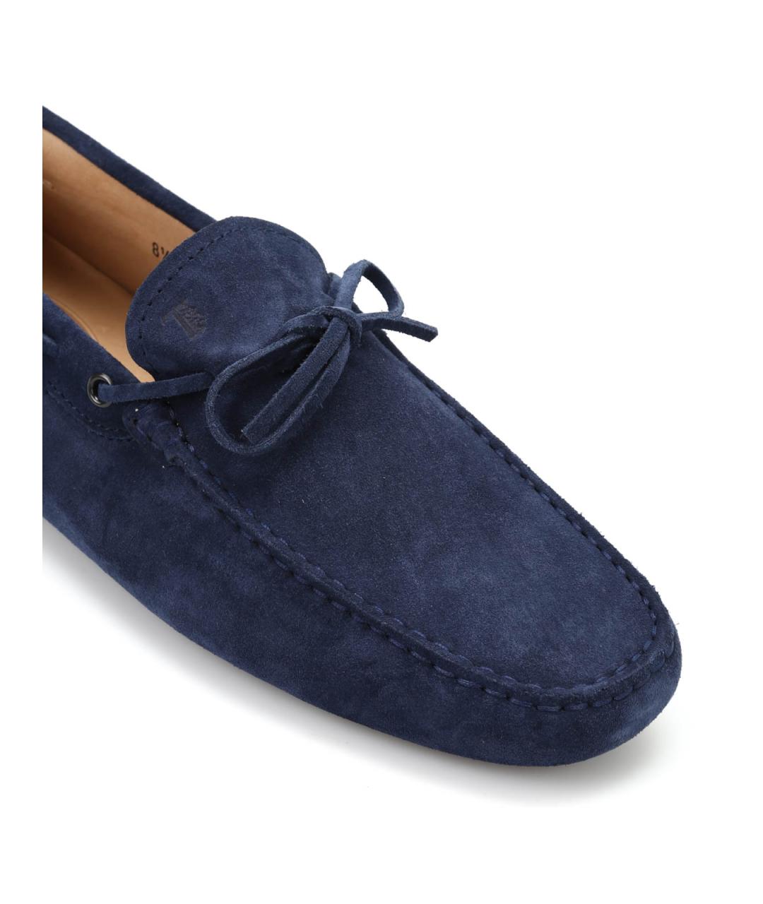 TOD'S Синие замшевые лоферы, фото 3