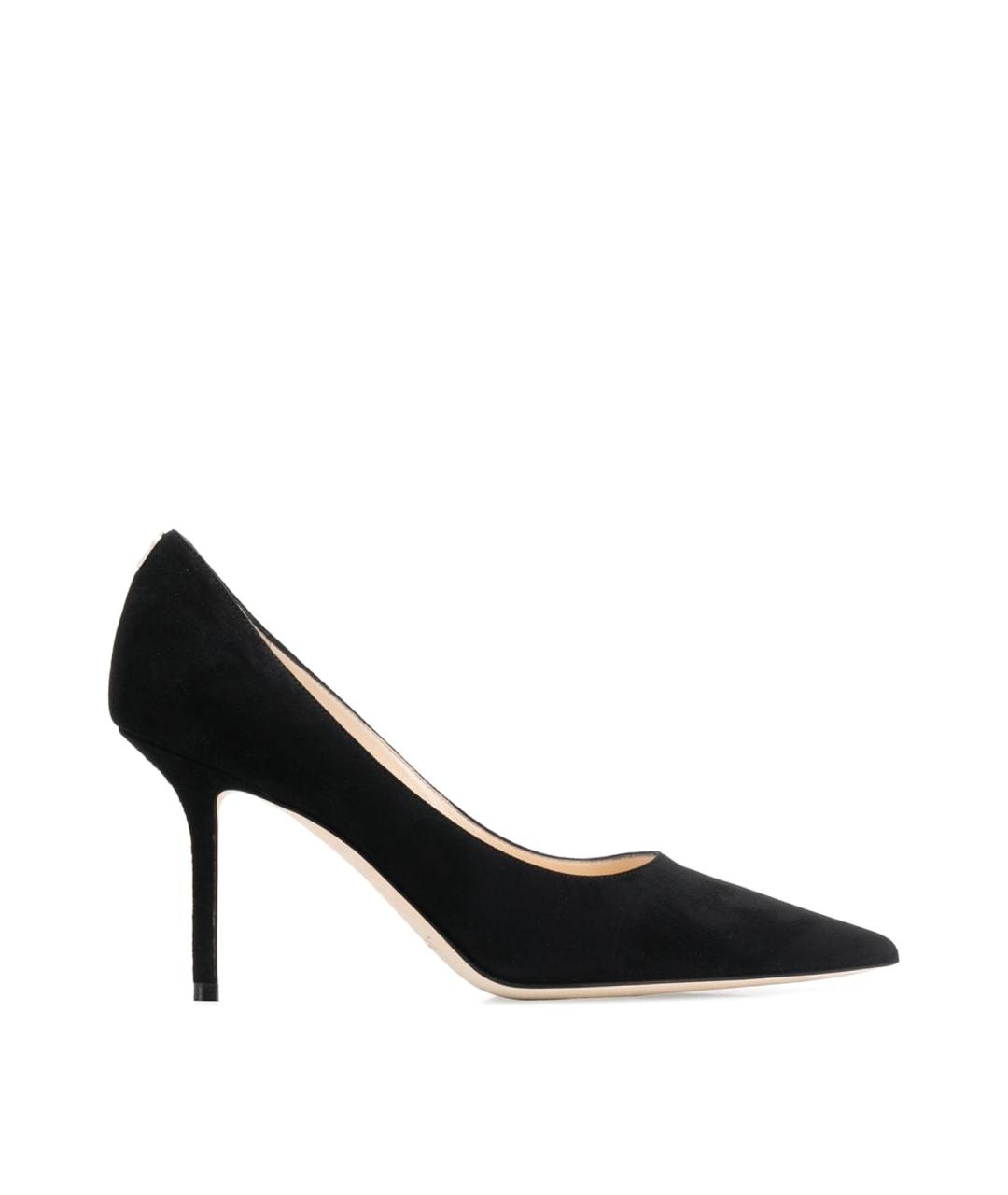 JIMMY CHOO Черные замшевые туфли, фото 1